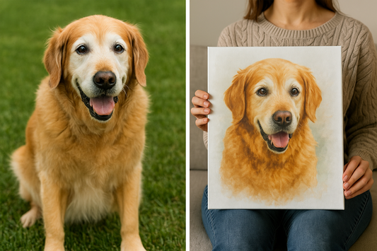 How to Create a Timeless Pet Artwork for Your Senior Companion | Furry Canvas Art